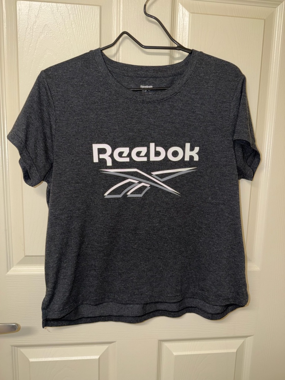 Reebok Dark Charcoal Logo Tee